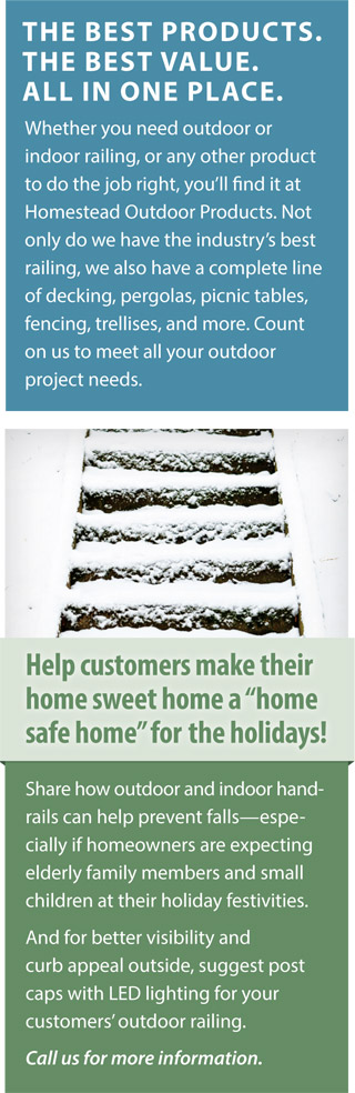 Help customers make their home sweet home a “home safe home” for the holidays!